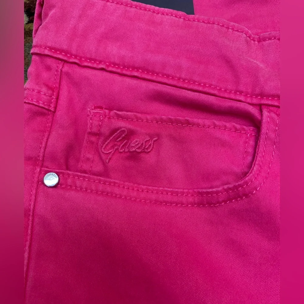 Guess Hot Pink Skinny Straight Leg Jeans - Picture 9 of 14